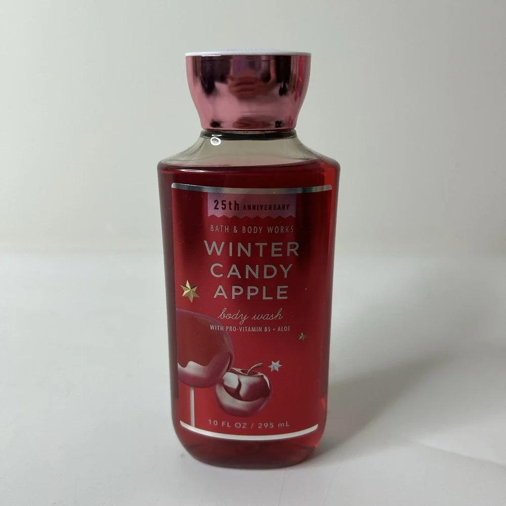Bath & Body Works Winter Candy Apple Body Wash 10fl oz ( 25th Anniversary)